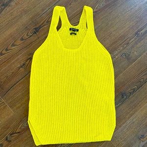 Gorgeous Yellow Sweater Tank!